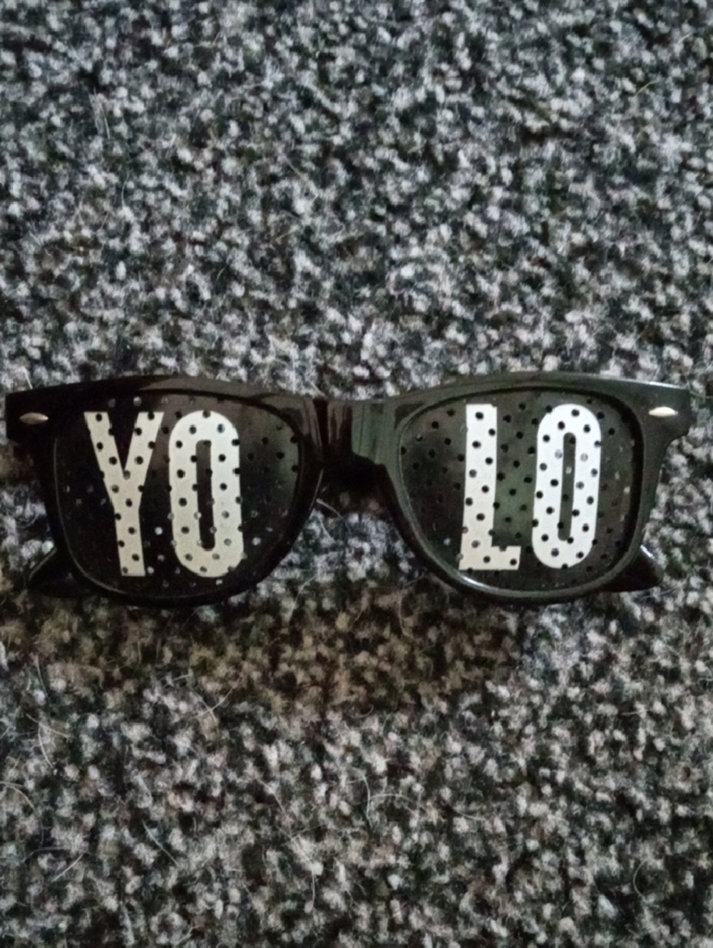 Glasses 'You Only Live Once"   YoLo